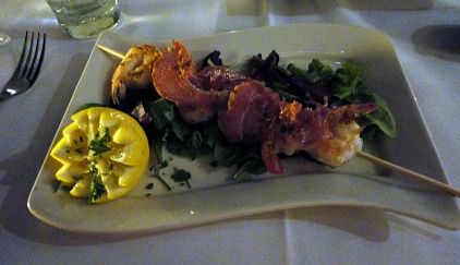pancetta wrapped shrimp