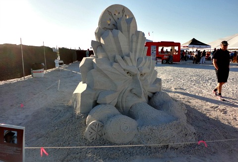 sand sculpture contest