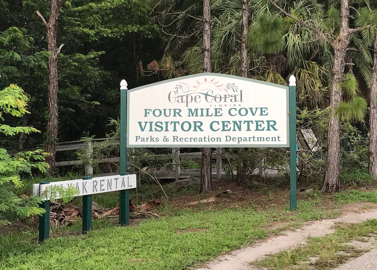 Four Mile Cove Ecological Preserve Entrance