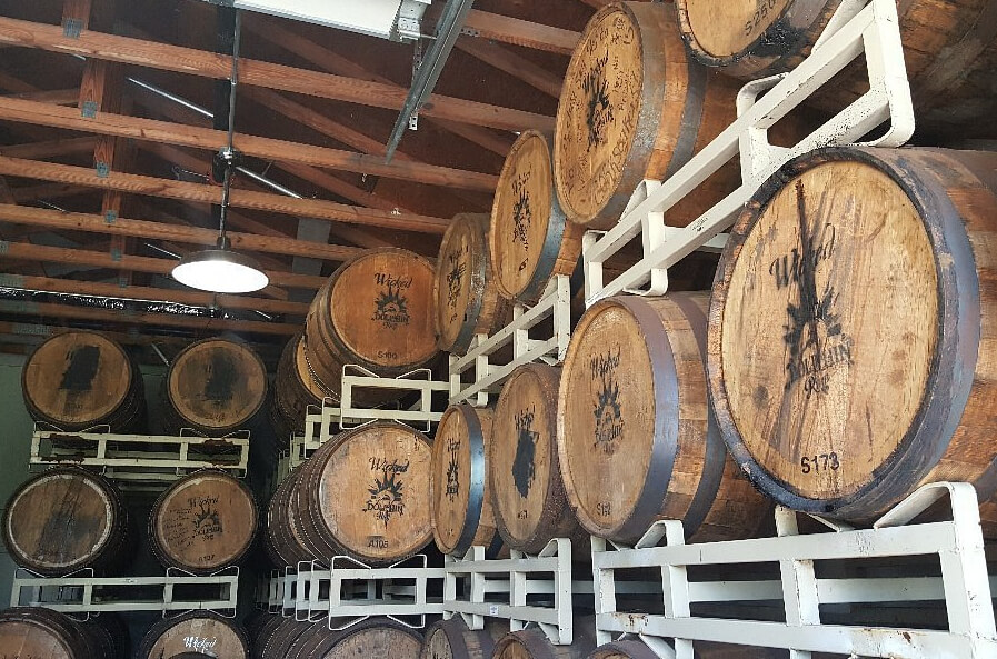 Barrel Room at Wicked Dolphin